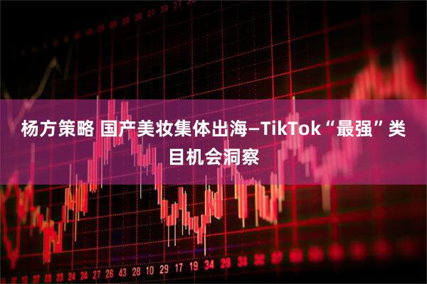 杨方策略 国产美妆集体出海—TikTok“最强”类目机会洞察